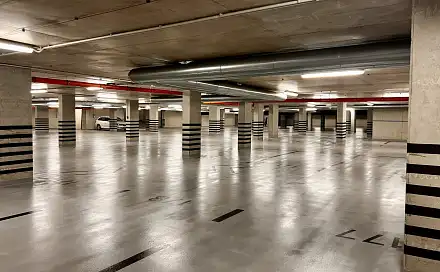 Parkovací místa v podzemní garáži Rezidence Pekárenský dvůr, Bratislavská, Brno - Zábrdovice