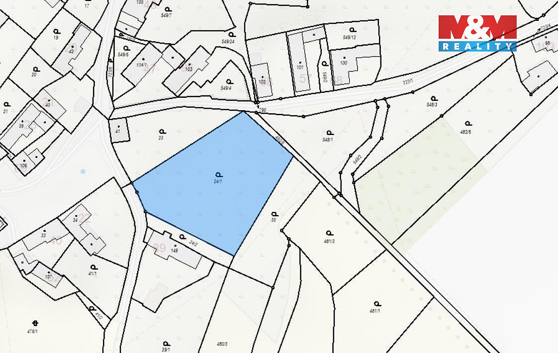 Prodej pozemku k bydlení, 2041 m², Ročov – pohled 5