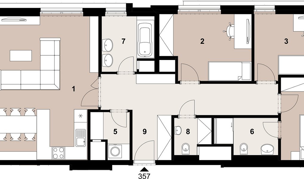 Prodej bytu 4+kk 110 m², Praha – náhled fotky 2