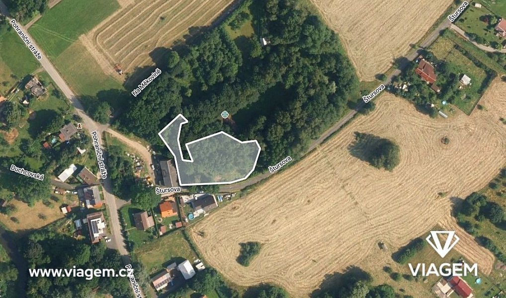 Prodej zahrady 880 m², Varnsdorf – fotka 1 z 5
