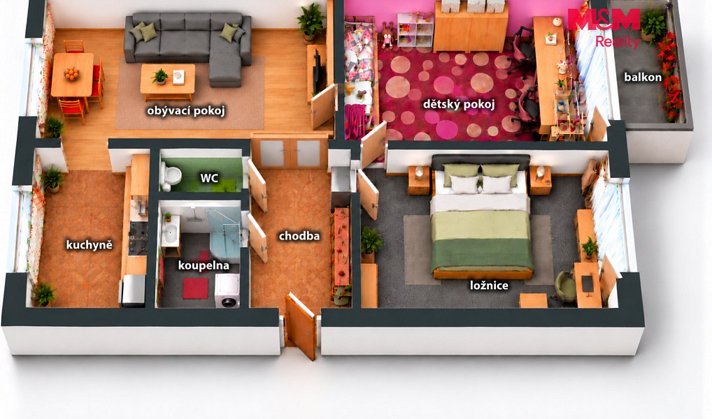 Prodej bytu 3+1 57 m², Nové Město nad Metují – náhled fotky 6