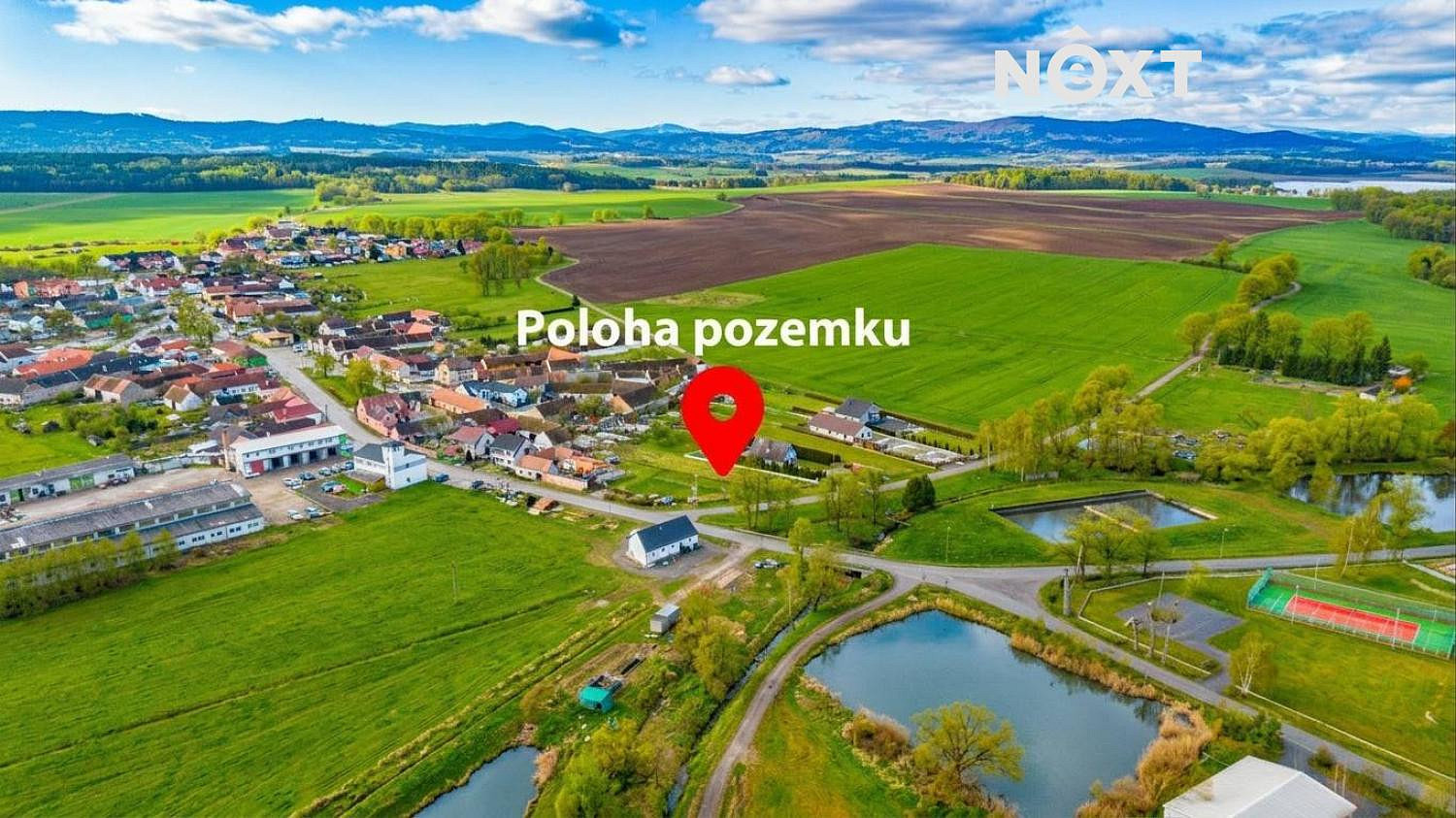 Prodej stavebního pozemku 1 348 m²