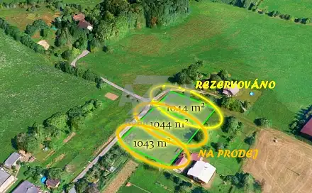 Prodej stavebního pozemku 1 044 m², Hradišťská, Český Těšín - Koňákov, okres Karviná