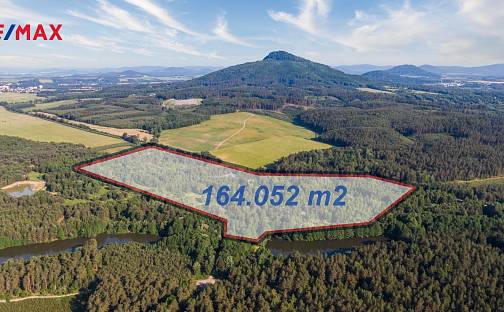 Prodej stavebního pozemku 164 052 m², Ralsko, okres Česká Lípa