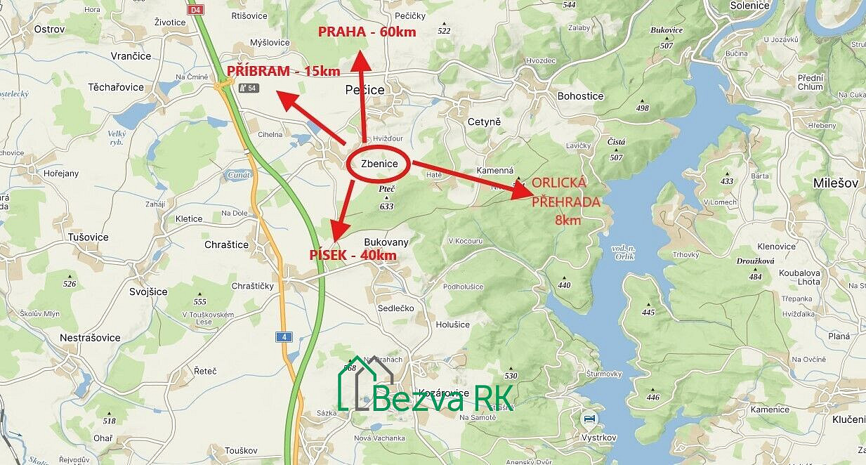 Prodej stavebního pozemku 1 980 m² – fotografie 4