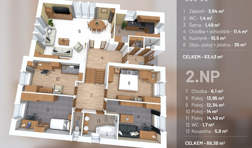 Prodej domu 186 m² s pozemkem 1 033 m², Uhlířské Janovice – náhled fotky 33