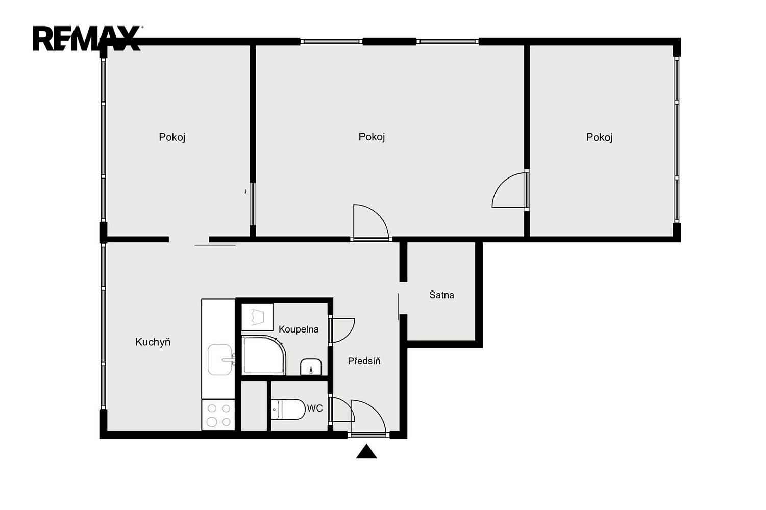 Pronájem bytu 3+1 58 m² — photo 5
