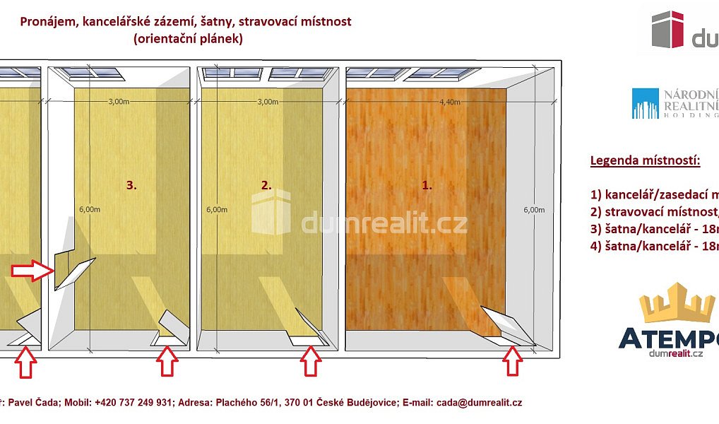 Pronájem výrobních prostor 913 m², Třeboň – náhled fotky 8