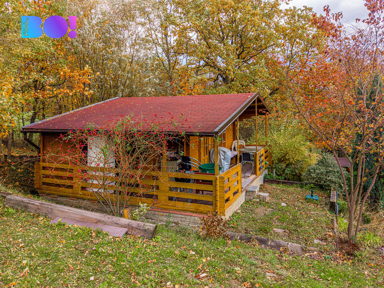 Prodej chaty/chalupy 20 m² s pozemkem 2 163 m² – pohled 2