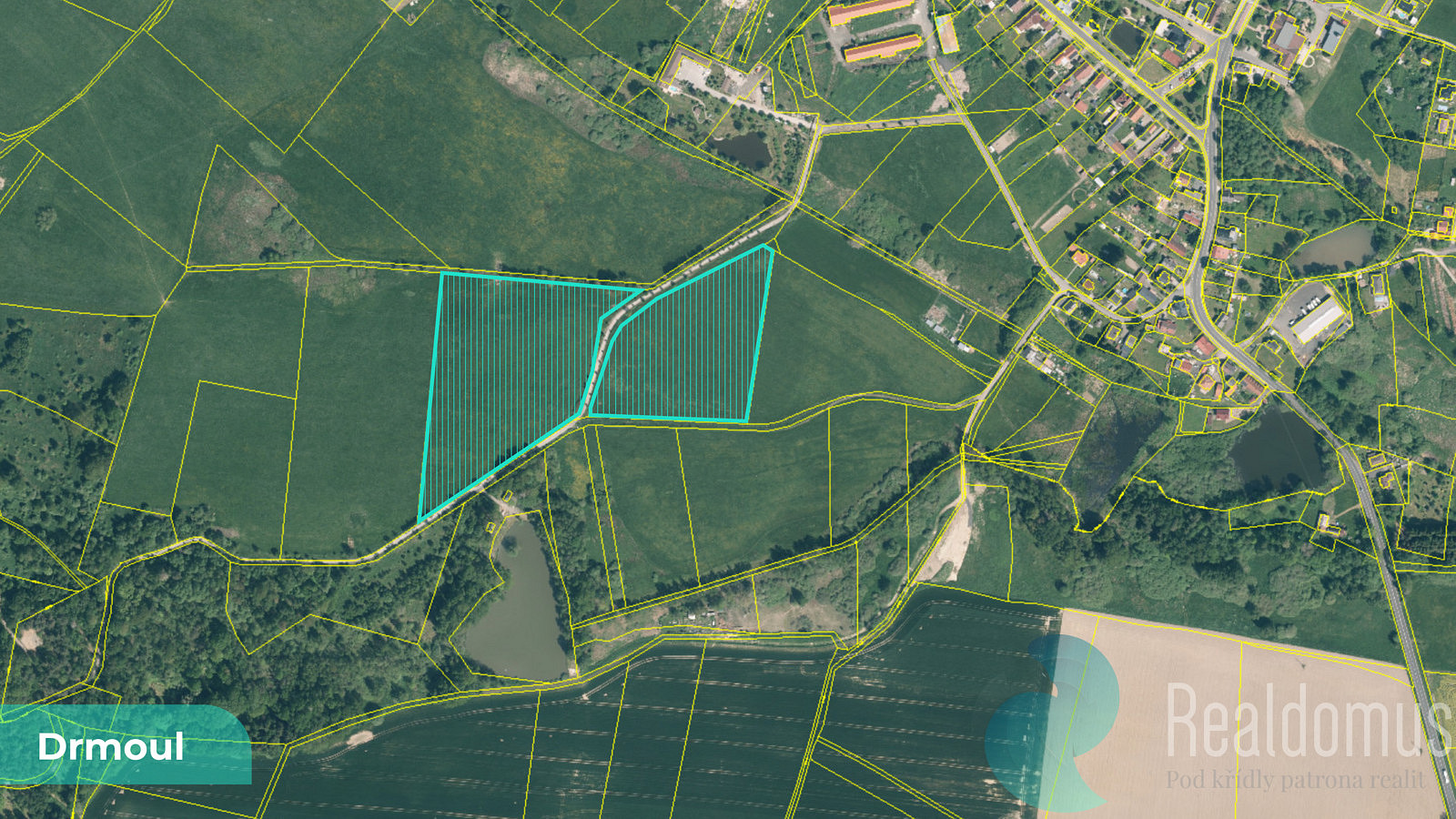 Prodej pozemku 12 559 m² – pohled 2