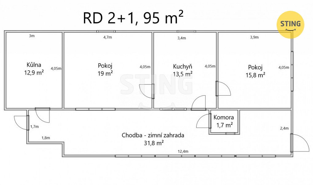 Prodej domu 63 m² s pozemkem 145 m², Starý Hrozenkov – náhled fotky 8