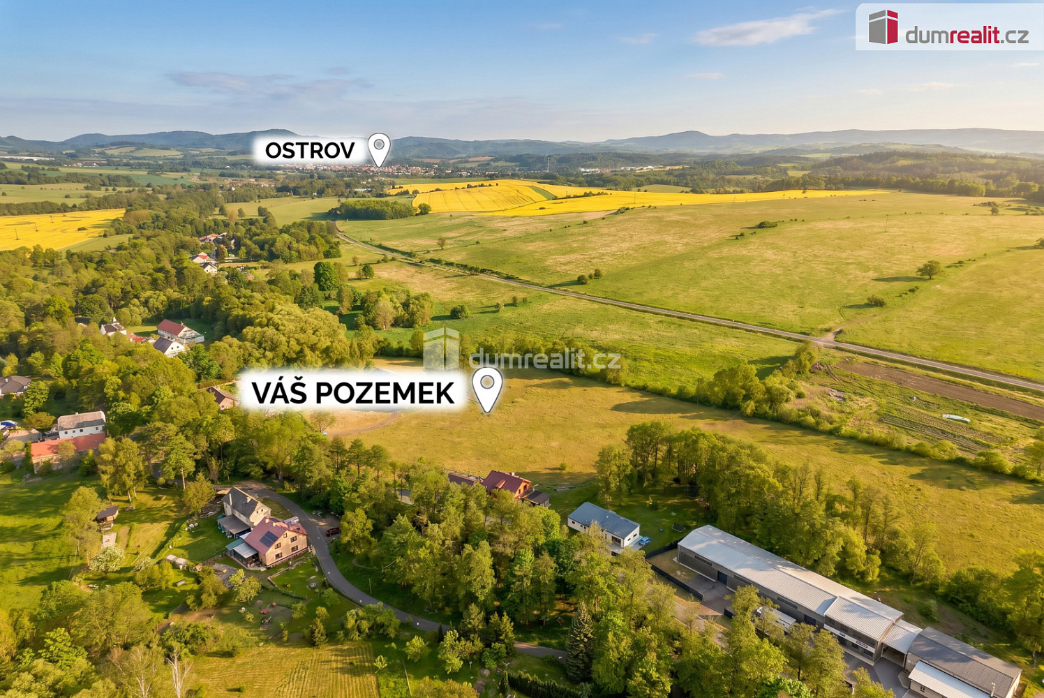 Prodej stavebního pozemku 23 921 m² – pohled 3