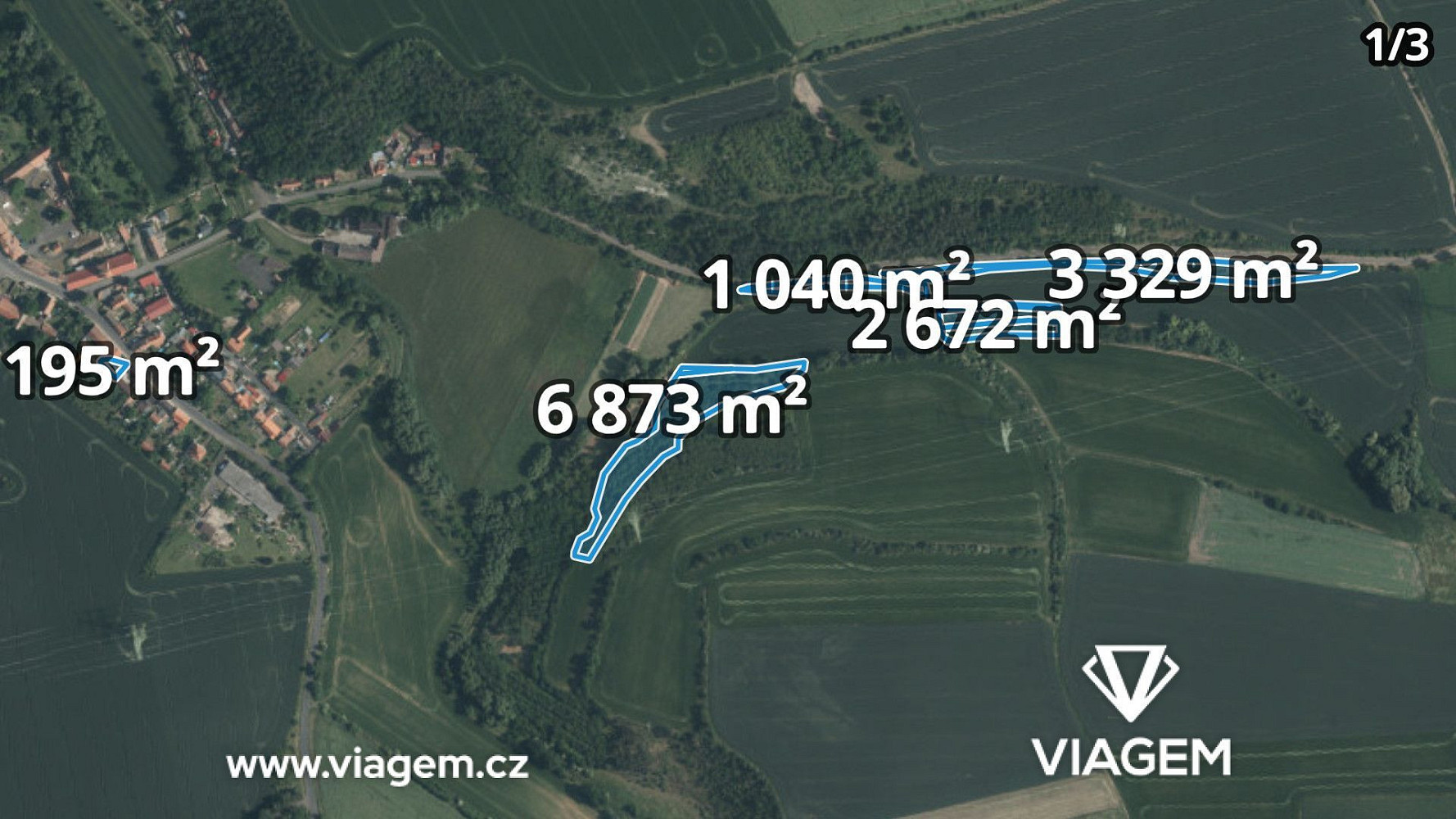 Prodej pole 2 206 m²