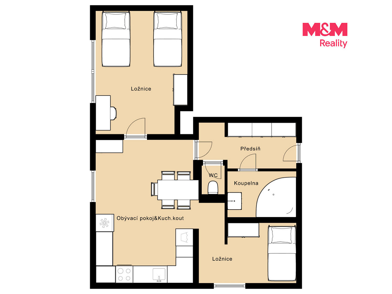 Prodej bytu 3+kk 51 m² — photo 4