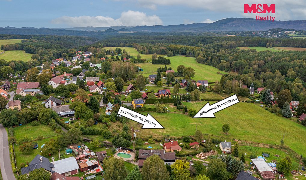 Prodej stavebního pozemku 1 899 m², Arnoltice – náhled fotky 11