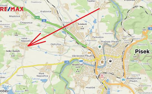 Prodej stavebního pozemku 1 366 m², Dobev, okres Písek