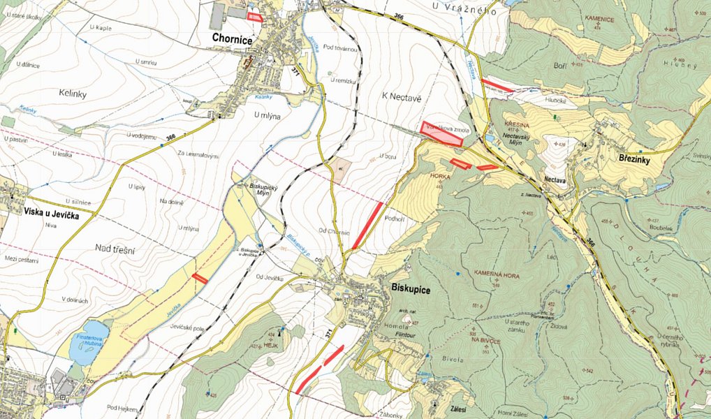 Prodej pole 64 073 m², Chornice – náhled fotky 7