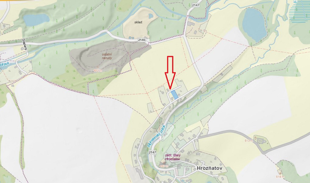 Prodej stavebního pozemku 1 506 m², Cheb – náhled fotky 2