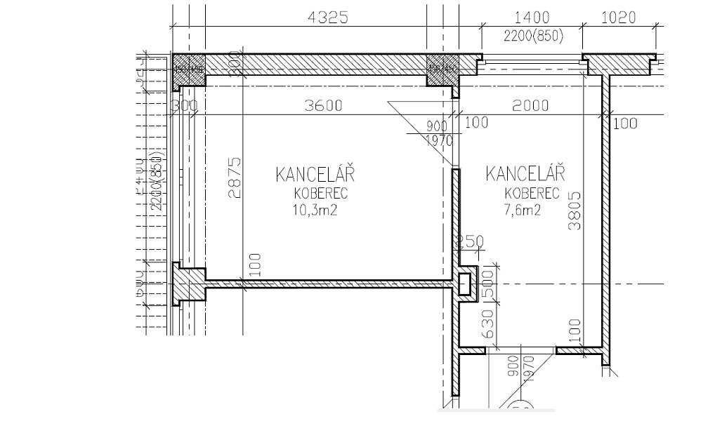 Pronájem kanceláře 18 m², Praha – náhled fotky 2