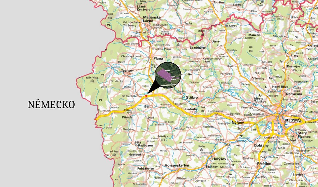 Prodej komerčního pozemku 50 767 m², Bor – náhled fotky 4