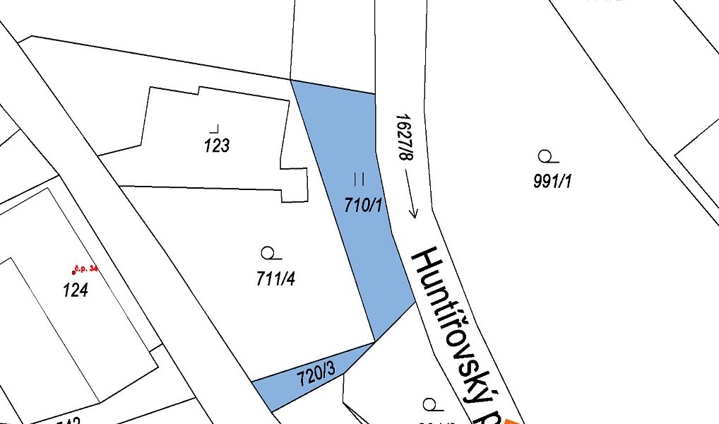 Prodej stavebního pozemku 284 m², Vítězná – náhled fotky 2