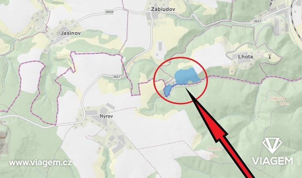 Prodej lesa 1 470 m², Letovice – náhled fotky 4