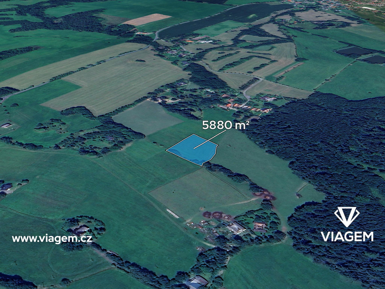 Prodej pole 1 225 m²