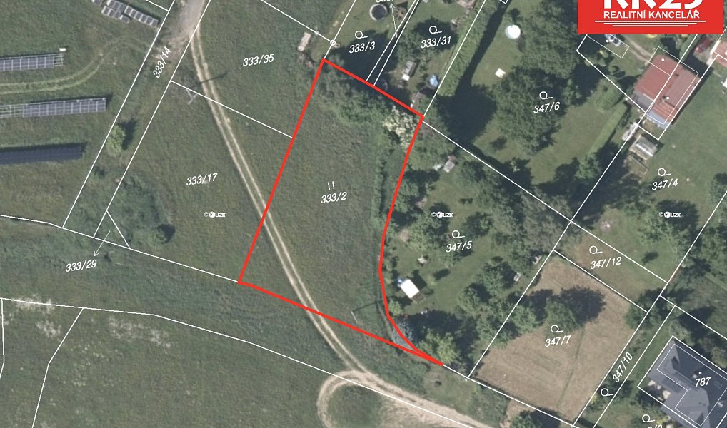 Prodej stavebního pozemku 1 355 m², Velká Hleďsebe – náhled fotky 2