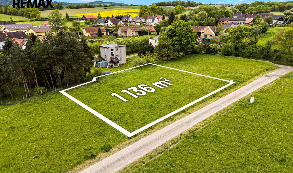 Prodej stavebního pozemku 1 136 m², Týnec nad Sázavou – náhled fotky 2