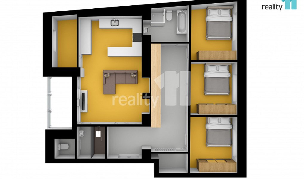 Pronájem bytu 5+kk 105 m², Praha – náhled fotky 3
