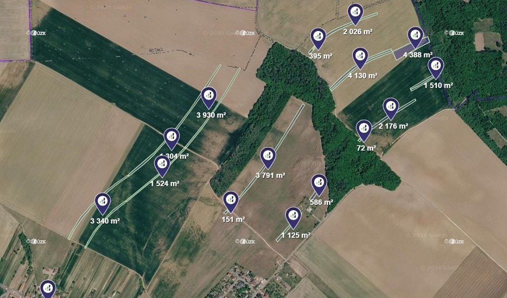Prodej pole 68 811 m², Kuchařovice – náhled fotky 2
