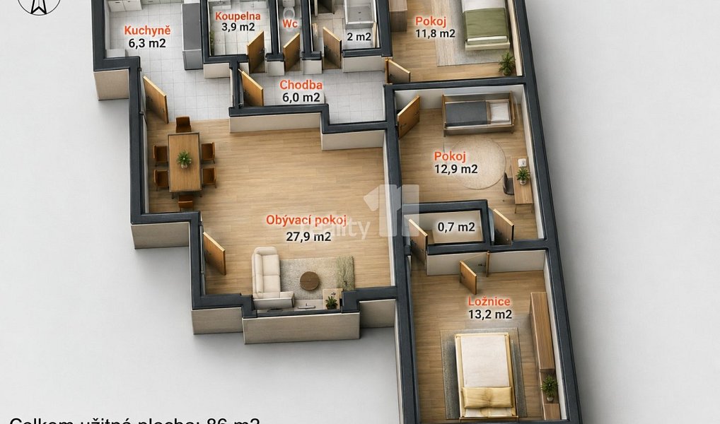 Prodej domu 150 m² s pozemkem 538 m², Kouřim – náhled fotky 2