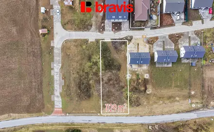 Prodej stavebního pozemku 1 129 m², Ivančice - Hrubšice, okres Brno-venkov
