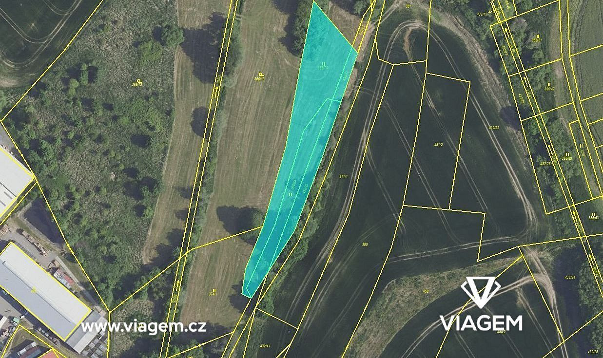 Prodej pole 866 m²