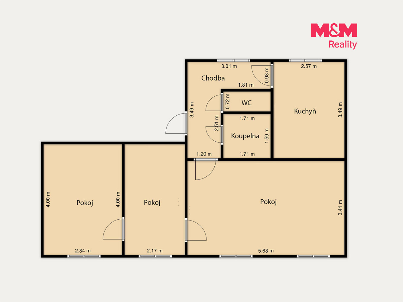 Prodej bytu 3+1 122 m² – fotografie 5