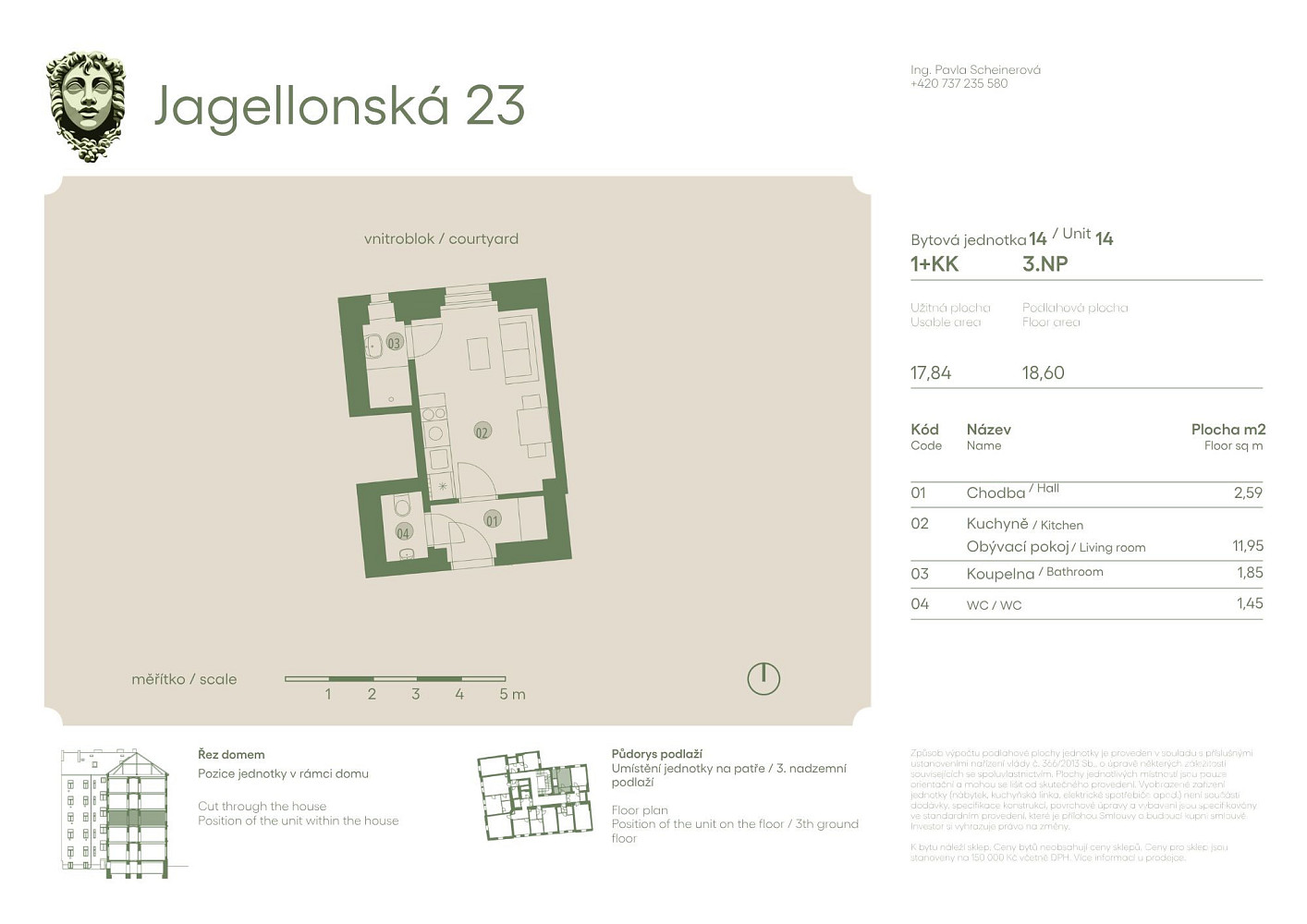 Prodej bytu 1+kk 18 m² — photo 3