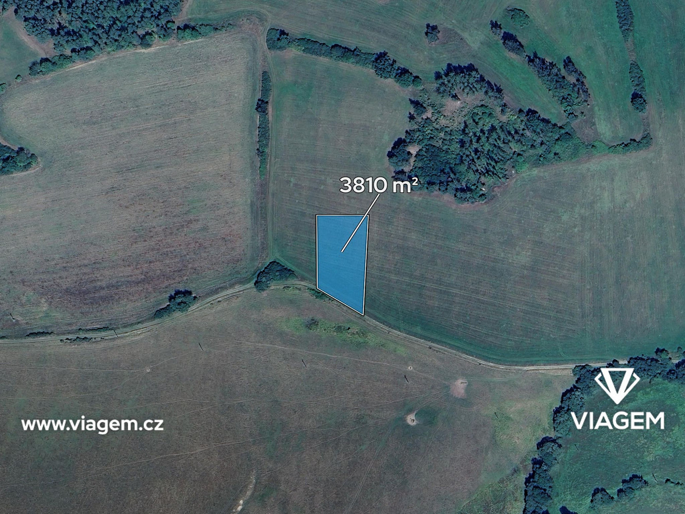 Prodej pole 952 m² – fotografie 2
