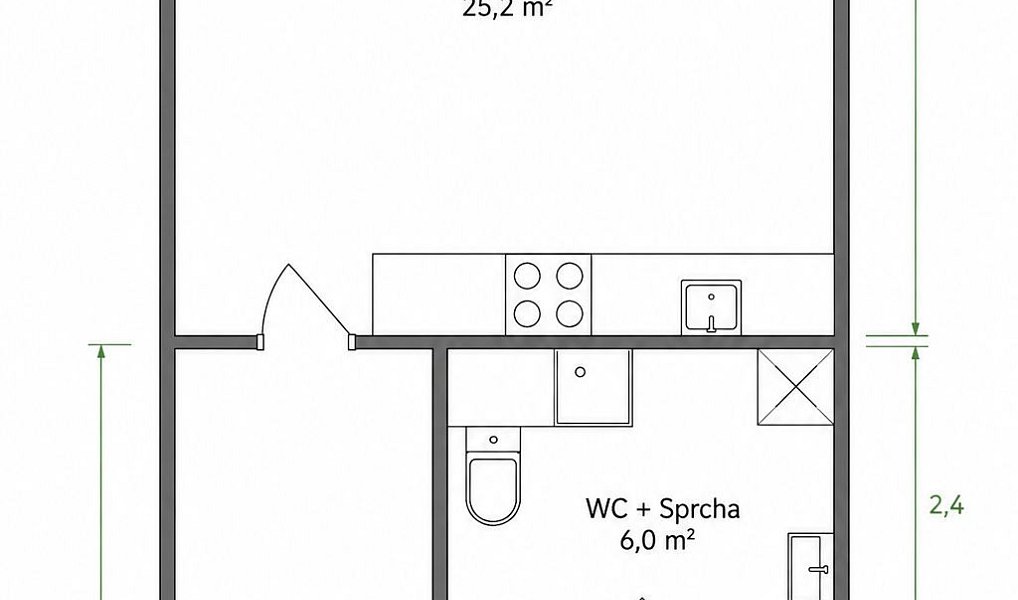 Prodej bytu 1+1 45 m², Brno – náhled fotky 16