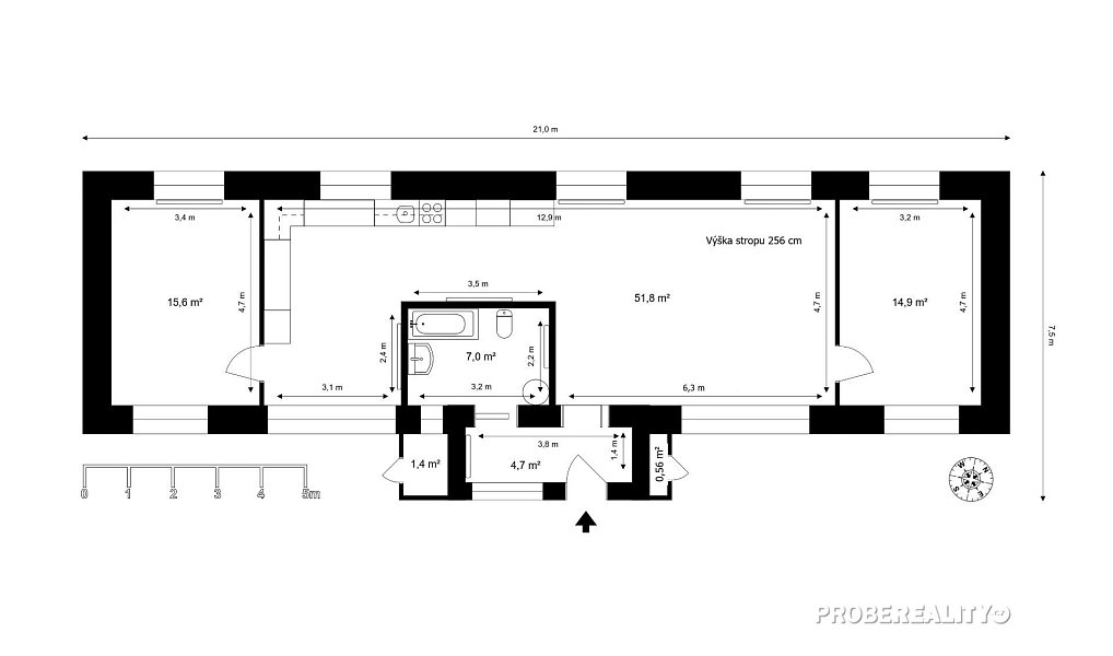 Prodej domu 96 m² s pozemkem 714 m², Zálezlice – náhled fotky 35