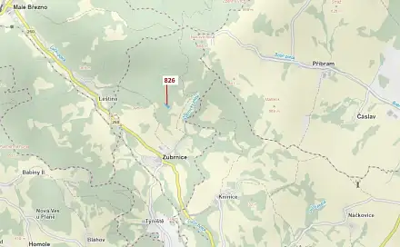 Dražba lesa 4 610 m², Zubrnice