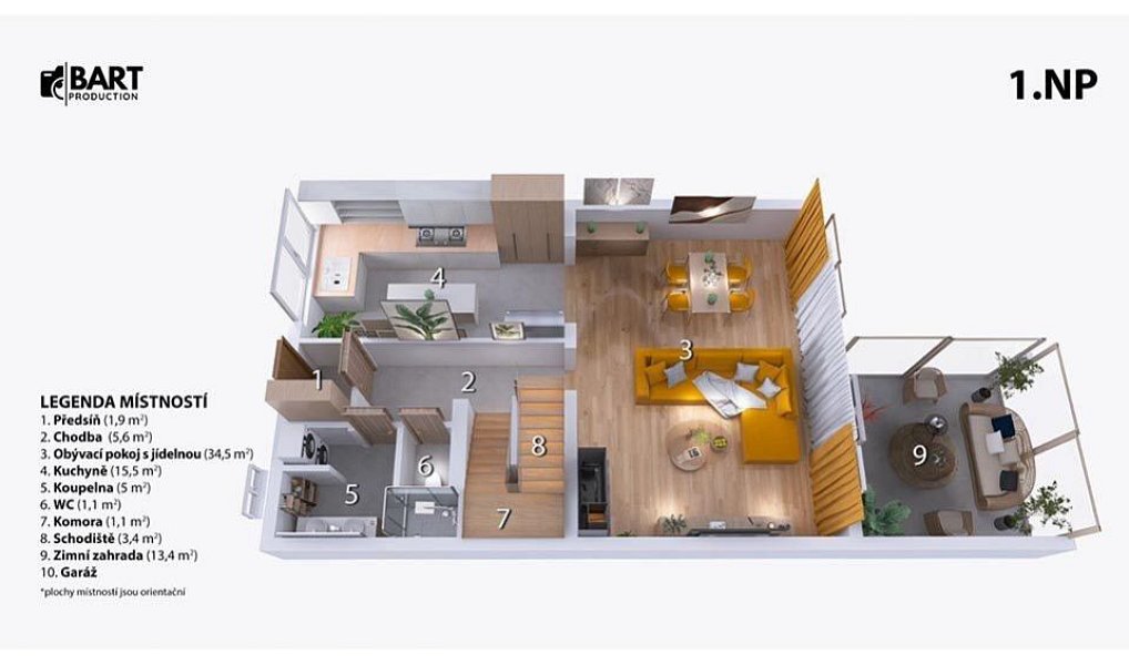 Prodej domu 211 m² s pozemkem 510 m², Rebešovice – náhled fotky 34