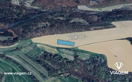 Prodej pole 847 m², Traplice, okres Uherské Hradiště