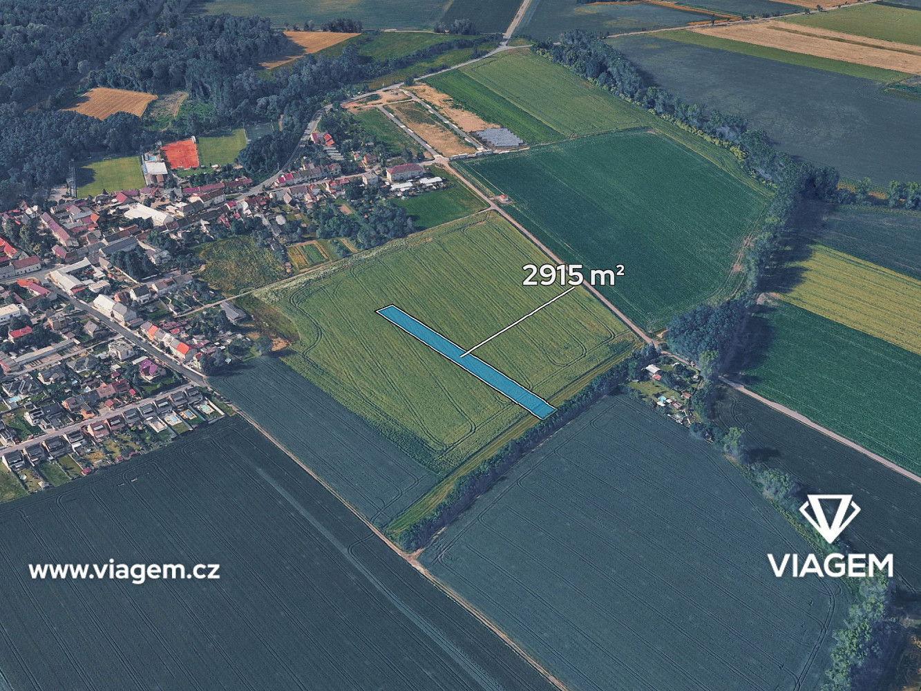 Prodej pole 971 m²