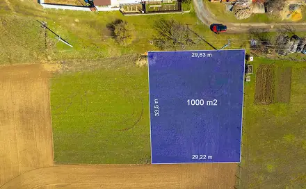 Prodej stavebního pozemku 1 000 m², Náměšť nad Oslavou - Jedov, okres Třebíč