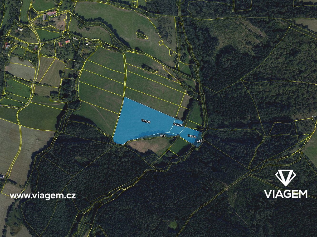 Prodej pole 2 902 m² – pohled 4