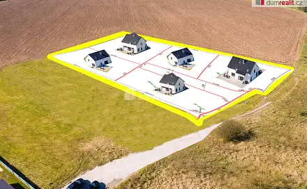 Prodej stavebního pozemku 4 794 m², Bykoš, okres Beroun