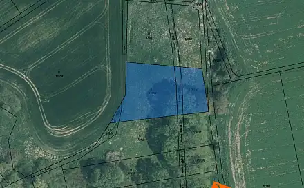 Prodej pozemku 663 m², Prádlo, okres Plzeň-Jih