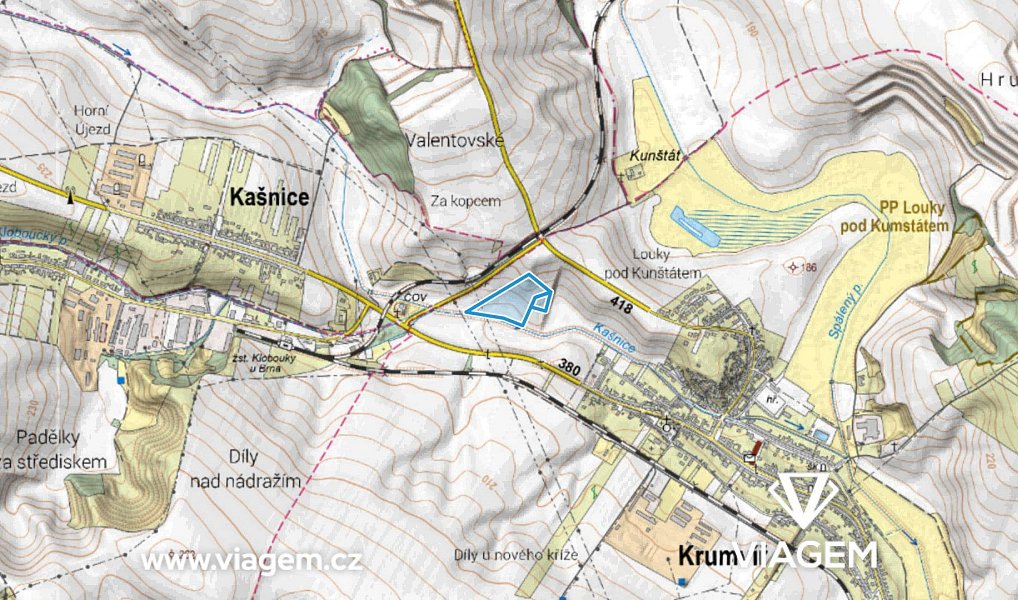 Prodej pole 3 179 m², Krumvíř – náhled fotky 3