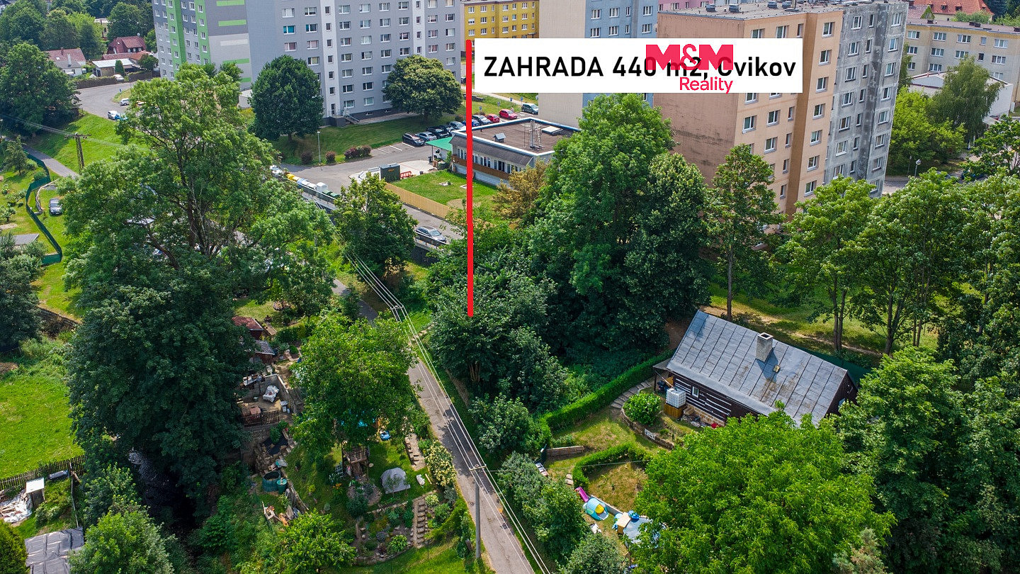 Prodej zahrady 440 m²