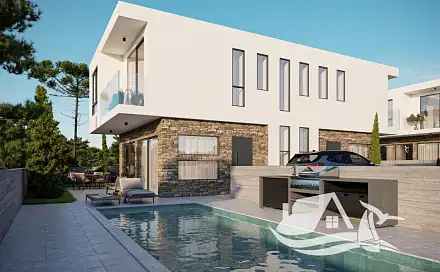 Prodej domu 106 m² s pozemkem 190 m², Kissonerga, Kypr